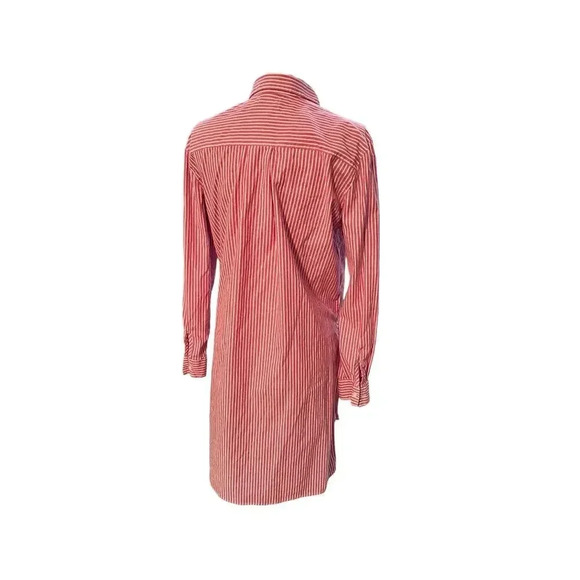 SNEAK PEEK Pink Striped Button-Down Shirt Size Small maternity - Picture 2 of 5